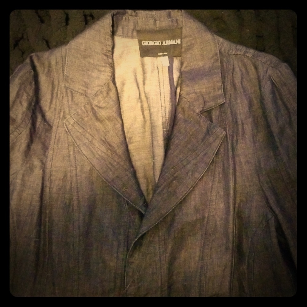 Giorgio Armani denim blazer